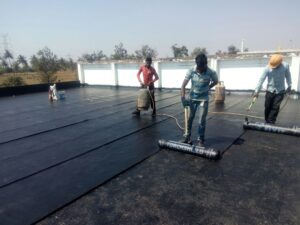 Roof Waterproofing using Dr. Fixit Torchshield APP modified Bituminous membrane over PUF sandwich panel